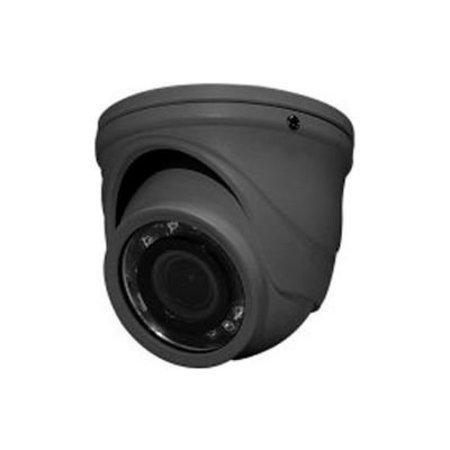 SPECO TECHNOLOGIES HD-TVI 4MP Mini-Turret Color Camera, 2.9mm Fixed Lens, Dark Grey Housing HT471TG